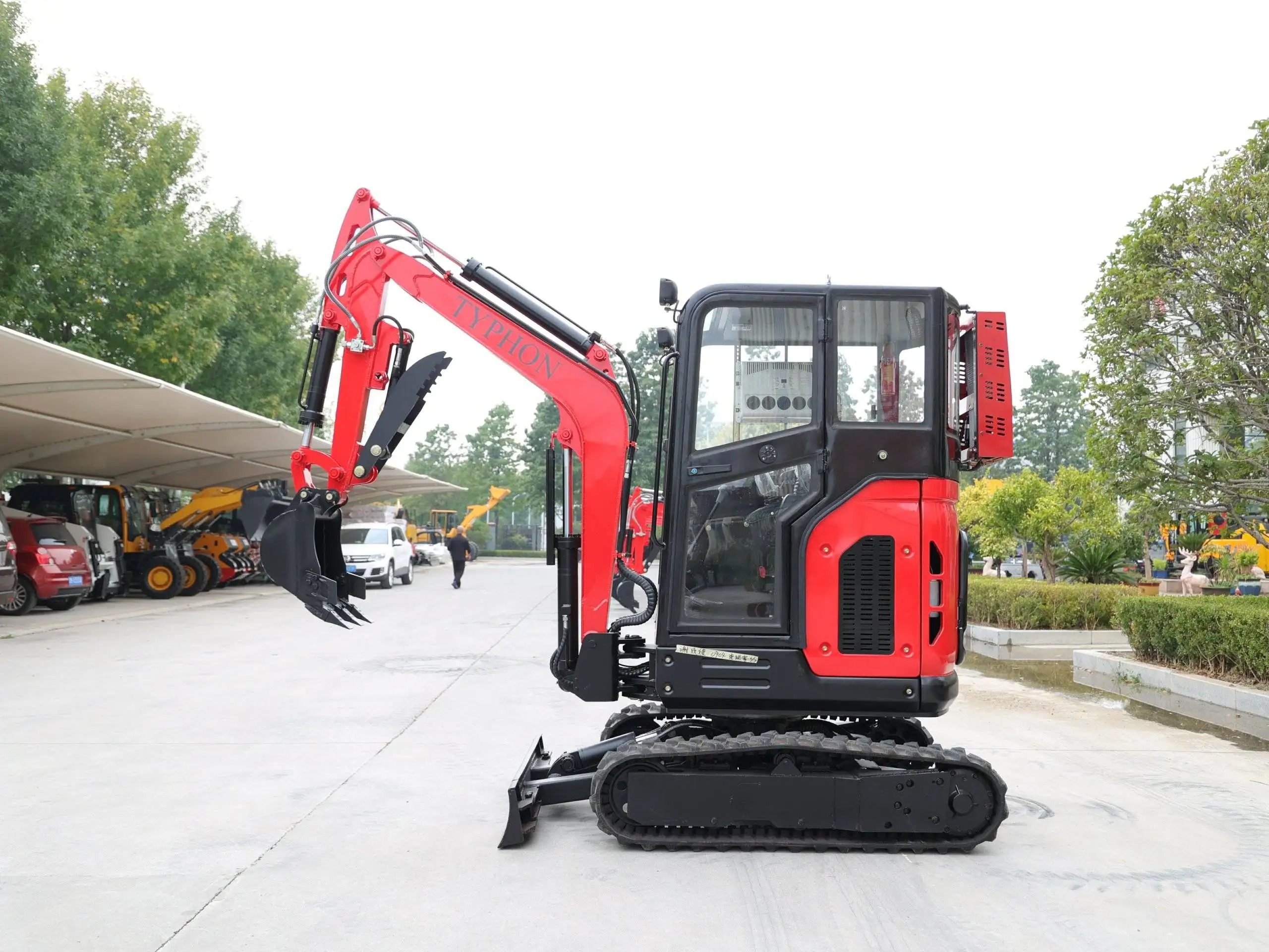 TYPHON TERROR X2 Mini Excavator 2.7 Ton EPA Diesel Perkins Engine USA