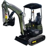 2025 4,000 lb TYPHON TERROR XVIII Mini Excavator Rubber Track with Kubota Diesel Engine USA