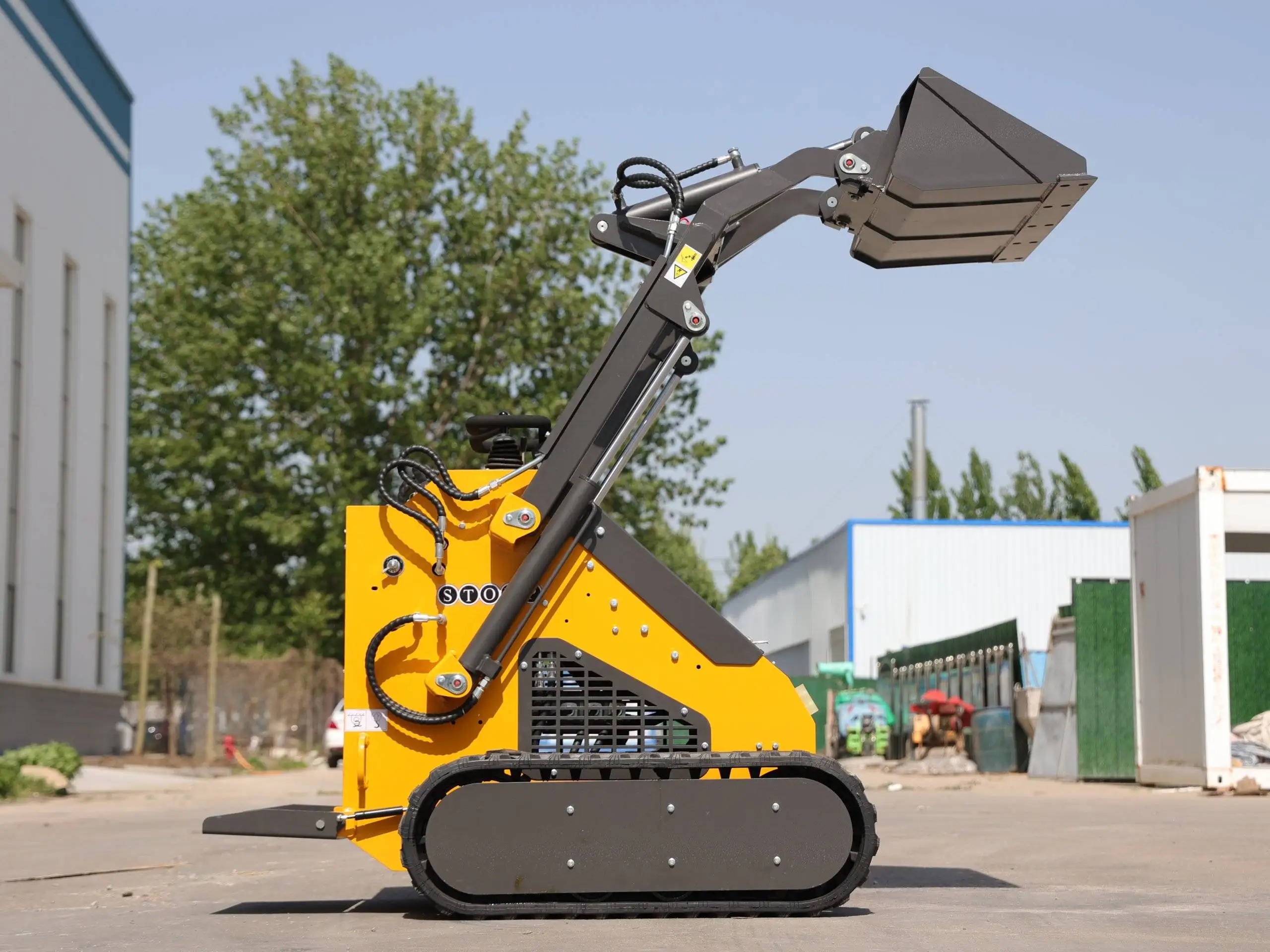 CFG KBT23 New 23HP Mini Skid Steer Track Loader Crawler B&S Gas Engine EPA 860kg