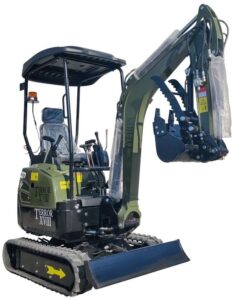 2025 4000 lb TYPHON TERROR XVIII Mini Excavator Rubber Track with Kubota Diesel Engine
