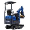 TYPHON TERROR XI STORM Mini Excavator – 1.1 Ton Trench Digger with Boom Swing, Hydraulic Thumb Clip, Bucket